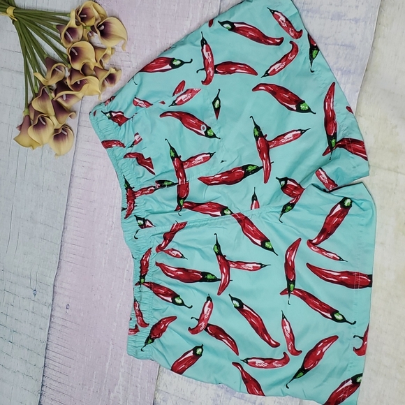 Men's Jake Austin Chili Pepper Swim Shorts - Picture 6 of 10